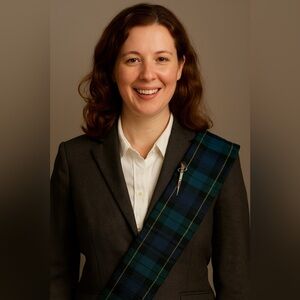 Vintage Scottish Dirk Brooch — Sterling Silver Thistle Pin